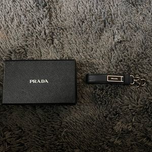 Brand new prada keychain.